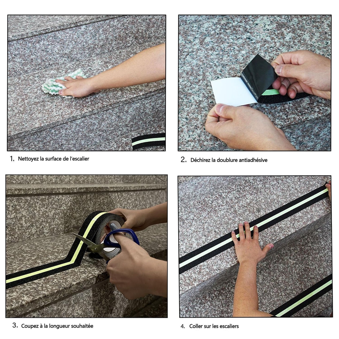 Ruban Antidérapant Lumineux™ – Sécurisez Vos Escaliers Même Dans le Noir