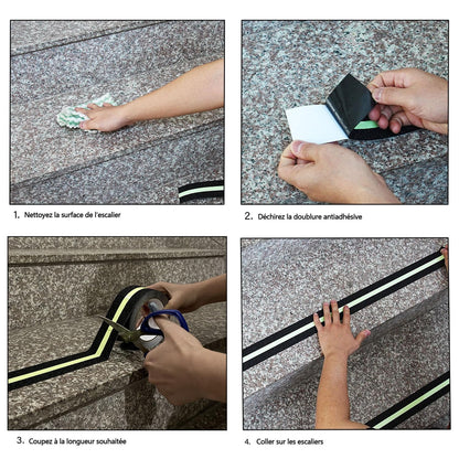 Ruban Antidérapant Lumineux™ – Sécurisez Vos Escaliers Même Dans le Noir