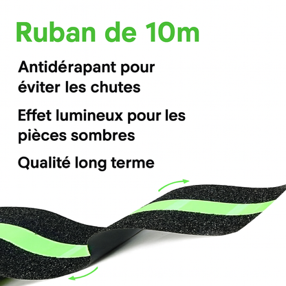 Ruban Antidérapant Lumineux™ – Sécurisez Vos Escaliers Même Dans le Noir